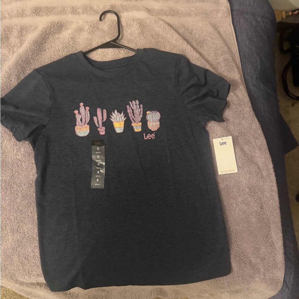 Lee Kids Dark Blue Cactus Print T-Shirt